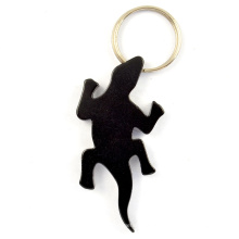 China factory metal blank promotional items animal shape beer bottle opener key ring